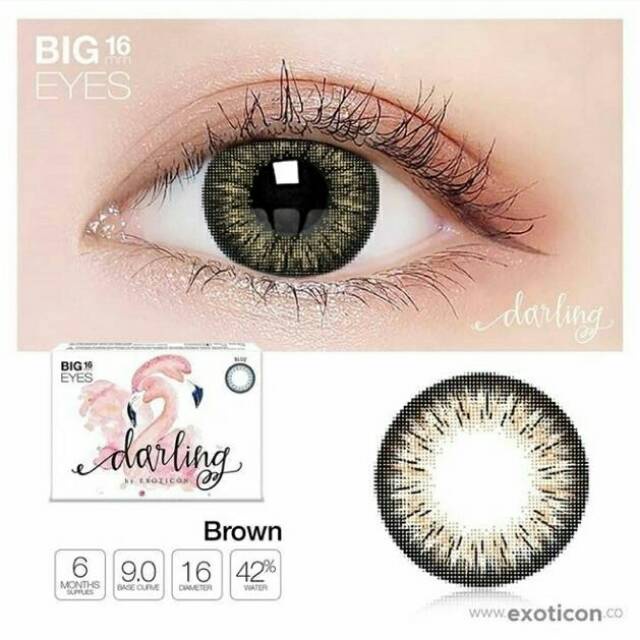 PAKET SOFTLENS DARLING DIA 16MM + CAIRAN ICE 60ML + PINSET + LENSCASE / COD INSTAN SAMEDAY / LENSA KONTAK / PAKET MURAH