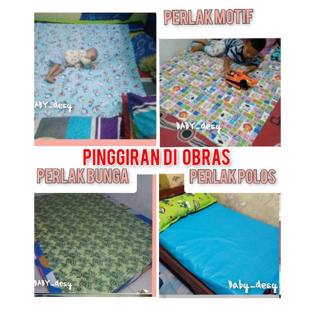 PERLAK DI OBRAS RAPI PANJANG 1 DAN 2 METER  / PERLAK OMPOL BAYI / PERLAK NIFAS / PERLAK MELAHIRKAN / PERLAK MOTIF / PERLAK BUNGA / PERLAK POLOS