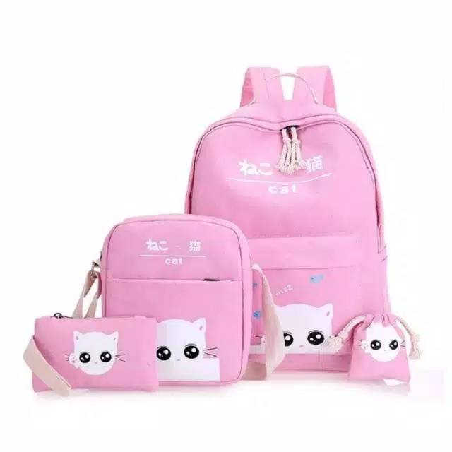 WHITE CAT - Tas Ransel Sekolah