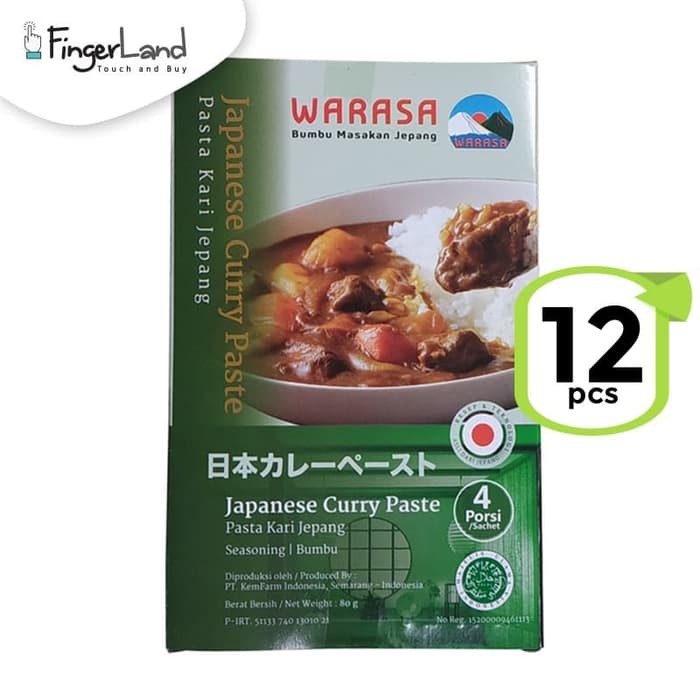 

Promo Spesial - Warasa Bumbu Kari Jepang 80 Gr 100% Halal No Msg (12 Pcs)
