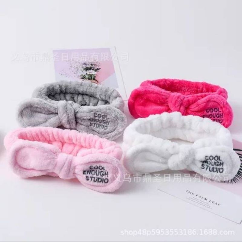 Bandana korea/headband COOL/Bandana cuci muka/bandana makeup