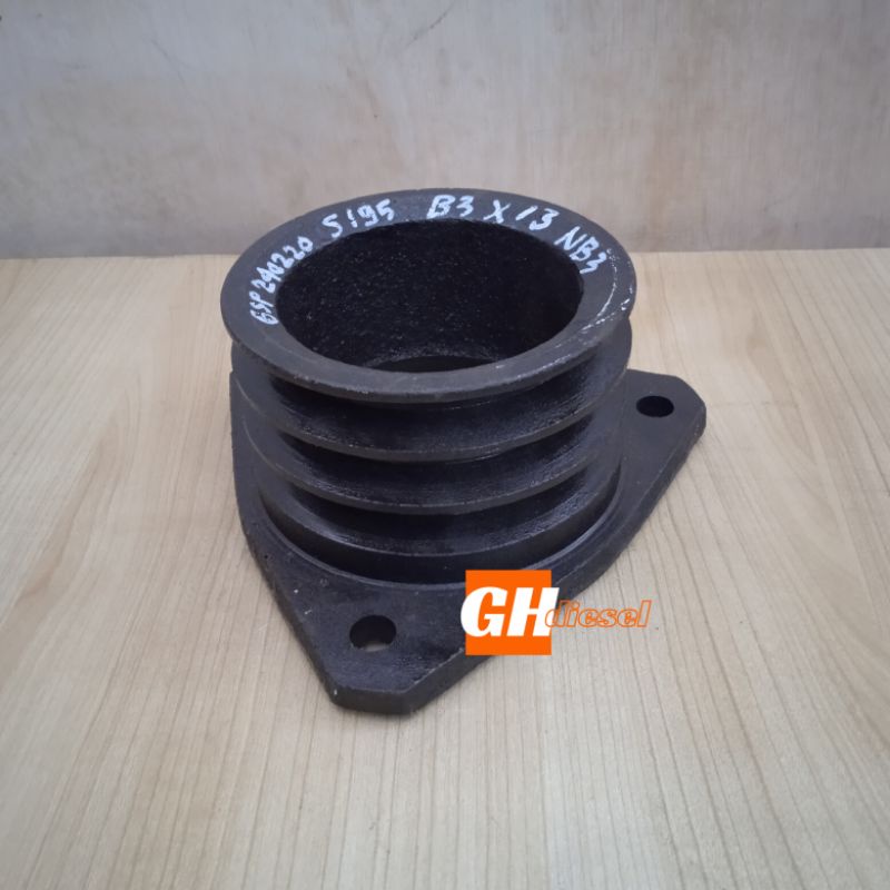 pulley pully puli mesin cor S 195 12 PK sampai 23 PK  ( B3 x 13 cm )