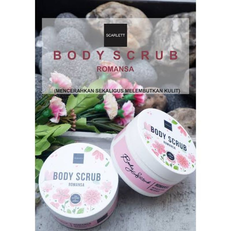 SCARLETT SCARLET WHITENING BODY SCRUB ORIGINAL SCRUB PEMUTIH KULIT