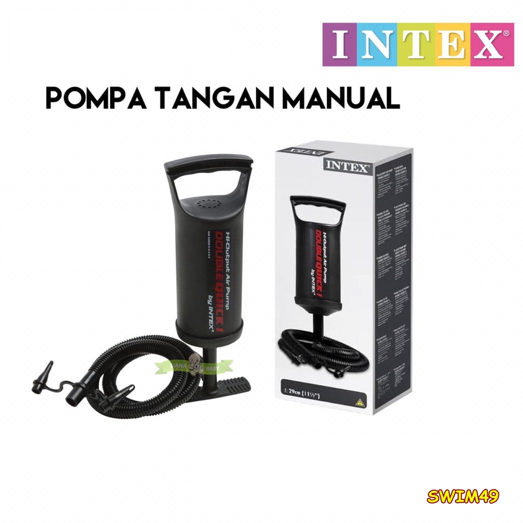 SWIM49 POMPA TANGAN INTEX DOUBLE QUICK PUMP