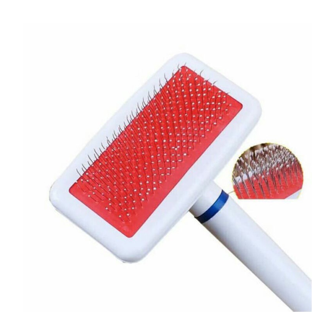 ❤️GTB❤️ Sisir Anjing dan Kucing Sisir Kawat / Sisir Pijat / Sisir Grooming Dengan Bola Bulat Anjing Kucing R593