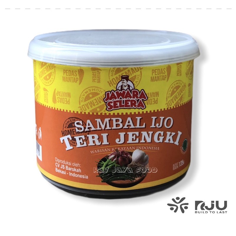 

Sambal Instan Teri Jengki Jawara Selera (135gr)