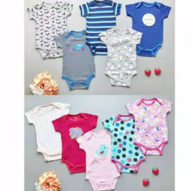 Baju bayi 5pc carter's jumper 5 in 1 kodokan terusan bodysuit kado bayi