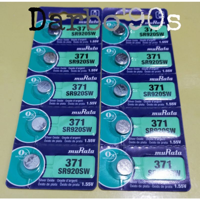 BATERAI BATRE BATRAI BATTERY MURATA SR920SW MURATA 920 MURATA 371