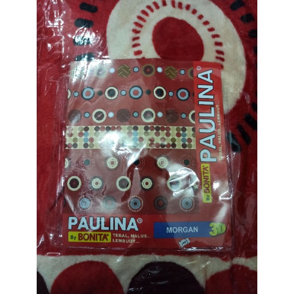 Selimut Paulina By Bonita Ukuran 160 X 200 CM Paling Tebal Dan Halus DiKelasnya Dijamin Tidak Luntur-2