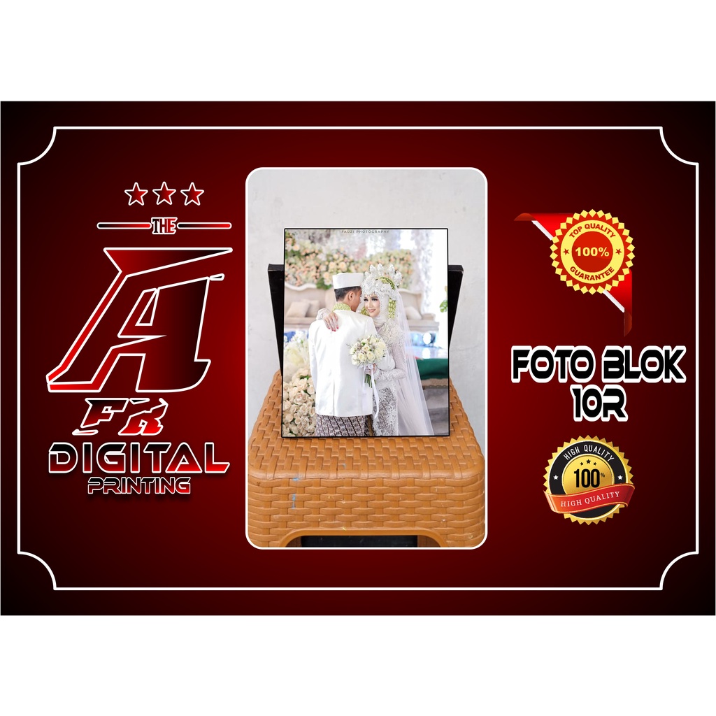 Cetak Bingkai Foto Blok Kayu Awet Ukuran 10R - FOTO BLOK KAYU 10R MURAH BERKUALITAS