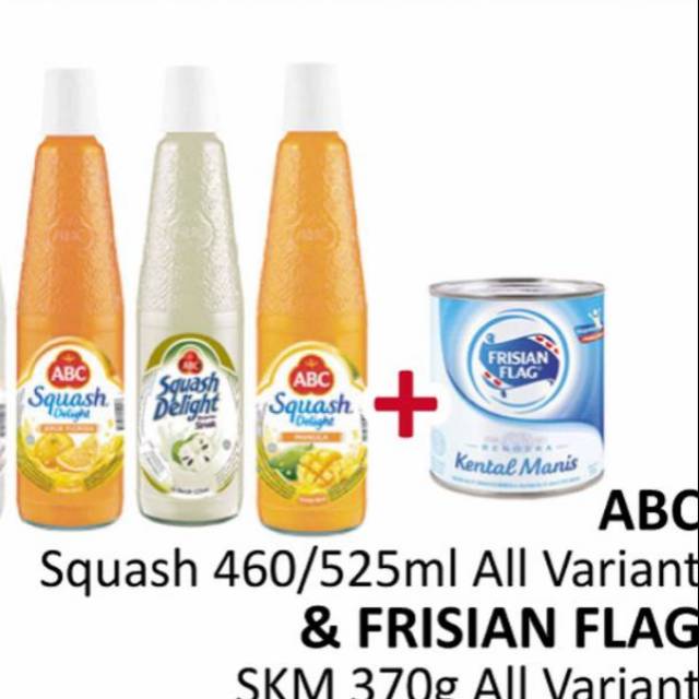

ABC squash + ffag promo paket