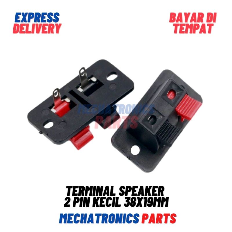 TERMINAL SPEAKER 2 PIN KECIL 38x19MM