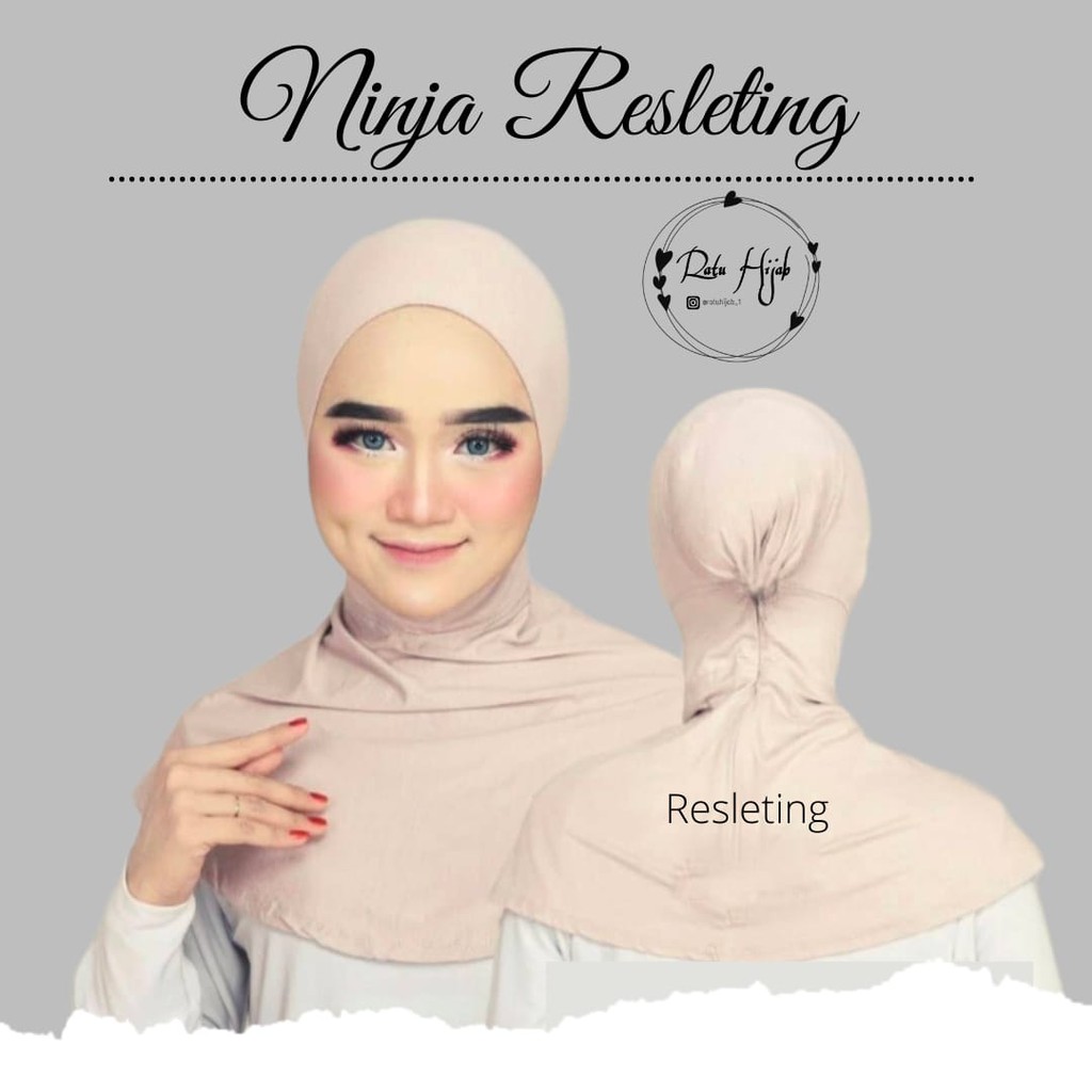 INNER NINJA RESLETING DALEMAN JILBAB SLETING ANTEM ANTI TEMBEM CIPUT GROSIR TERMURAH