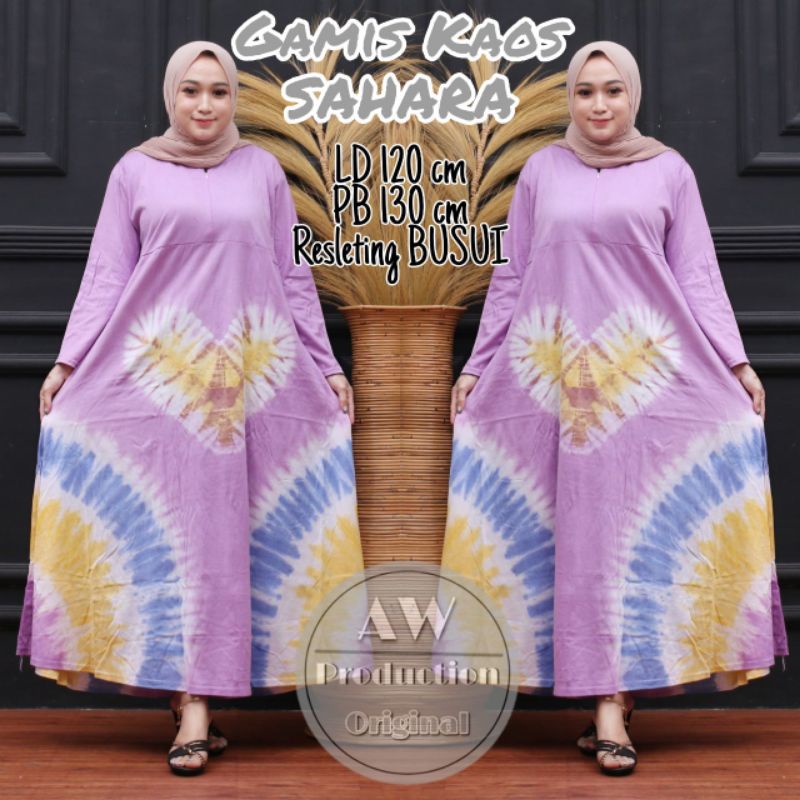 Daster Kaos Jumbo Kekinian Ld 120 Bumil Busui Resleting Depan Homedress Wanita Terbaru Termurah