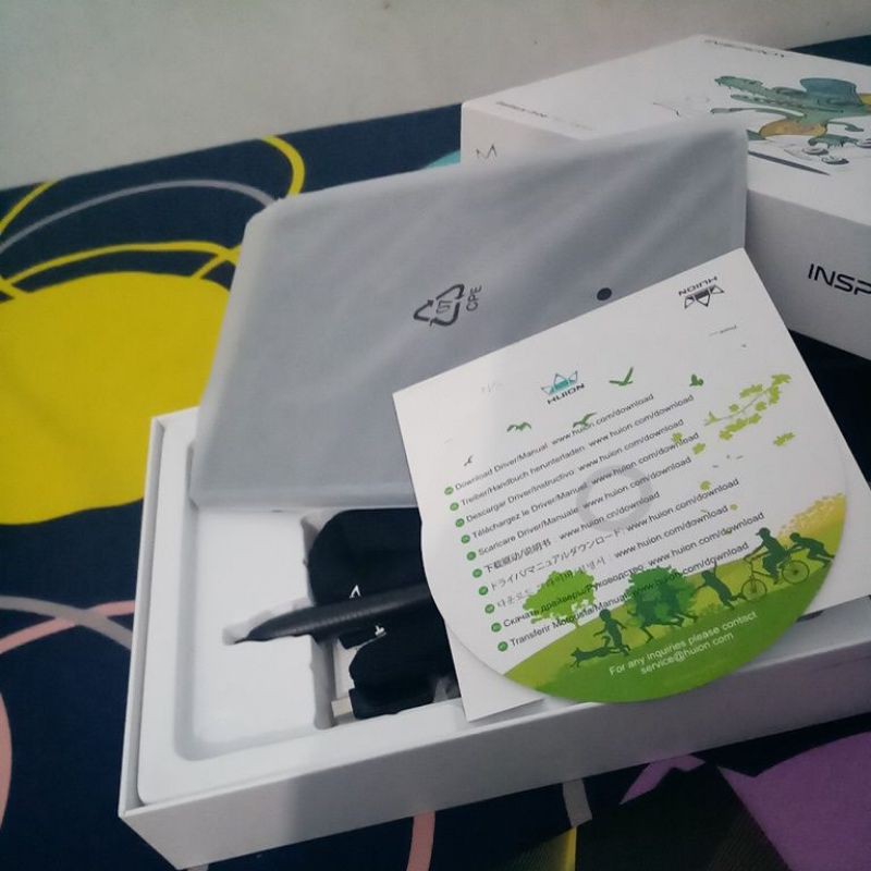 pen tab Huion H430P full set (bekas)