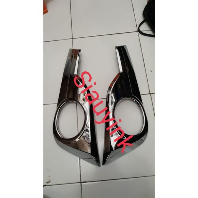 Cover foglamp Ayla 2017 platinum chrome