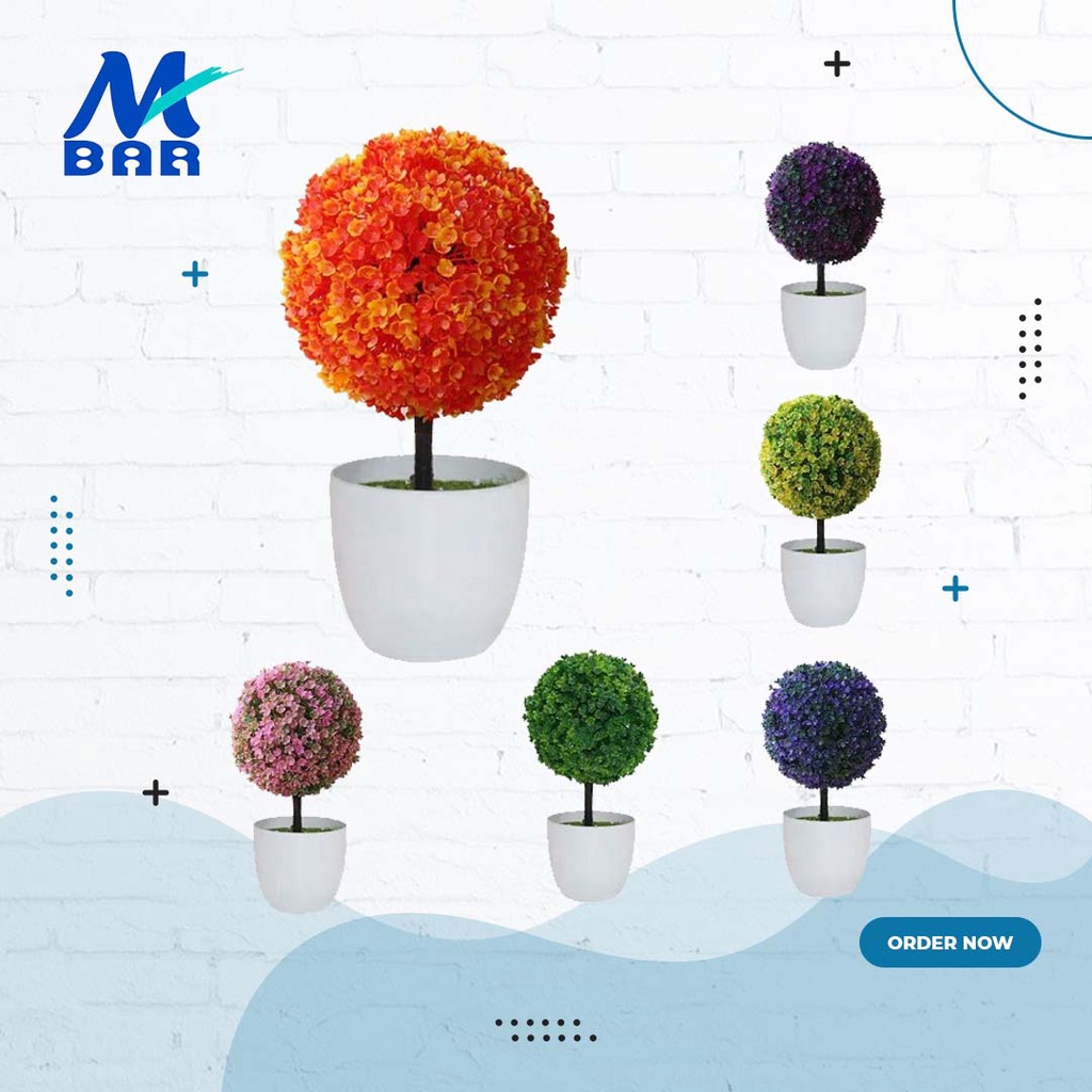 POT TANAMAN BUNGA BONGSAI HIAS POT TANAMAN HIAS DEKORASI RUMAH POT DAN BUNGA PLASTIK