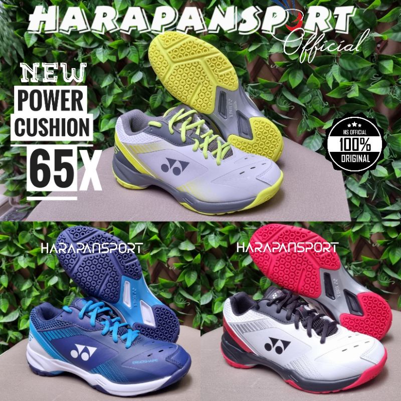 SEPATU BADMINTON YONEX SHB 65 POWER CUSHION 65X  SHB65X3EX ORIGINAL 100%