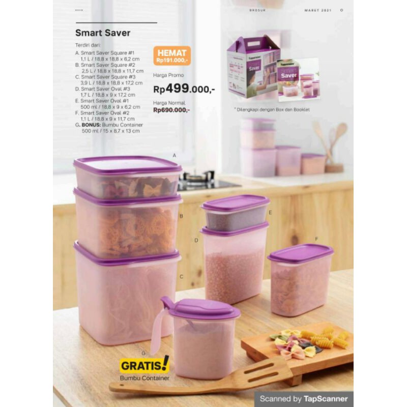 Tupperware smart saver