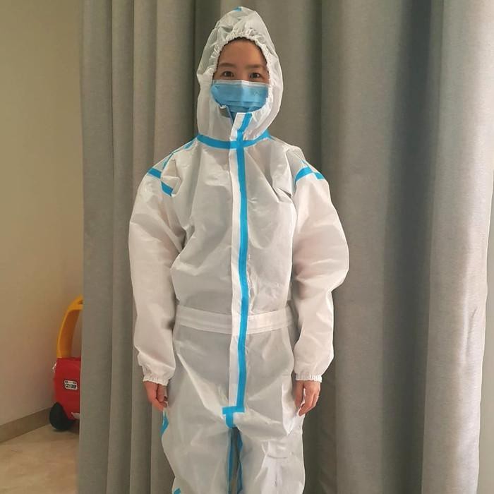 Moteza Hazmat Medis APD Blue Tapes - Kualitas Ekspor