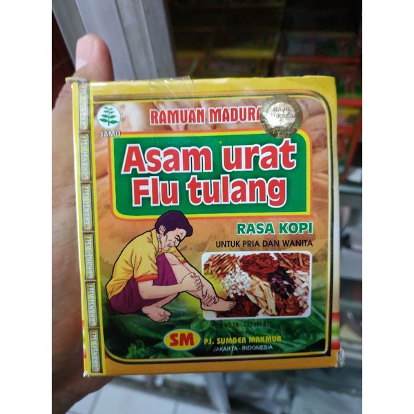 JAMU ASAM URAT FLU TULANG RASA KOPI SERBUK