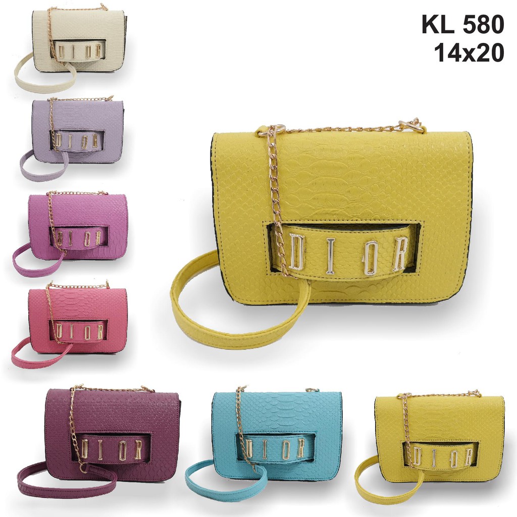 Sling Bag Rantai Tas Pesta Tas Anak Muda Tas Unik Tas Murah Tas Fashion KL 580