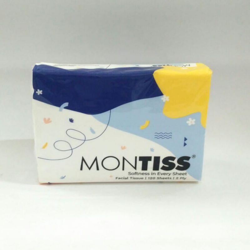 Montiss Facial Tissue / Tisu Wajah 120 sheets / 2 ply-1