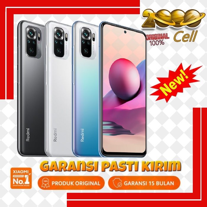 Xiaomi Redmi Note 10s 8/128GB 6/128GB 6/64GB RAM 8GB 128GB / 6GB 128GB / 6GB 64GB GARANSI RESMI XIAO