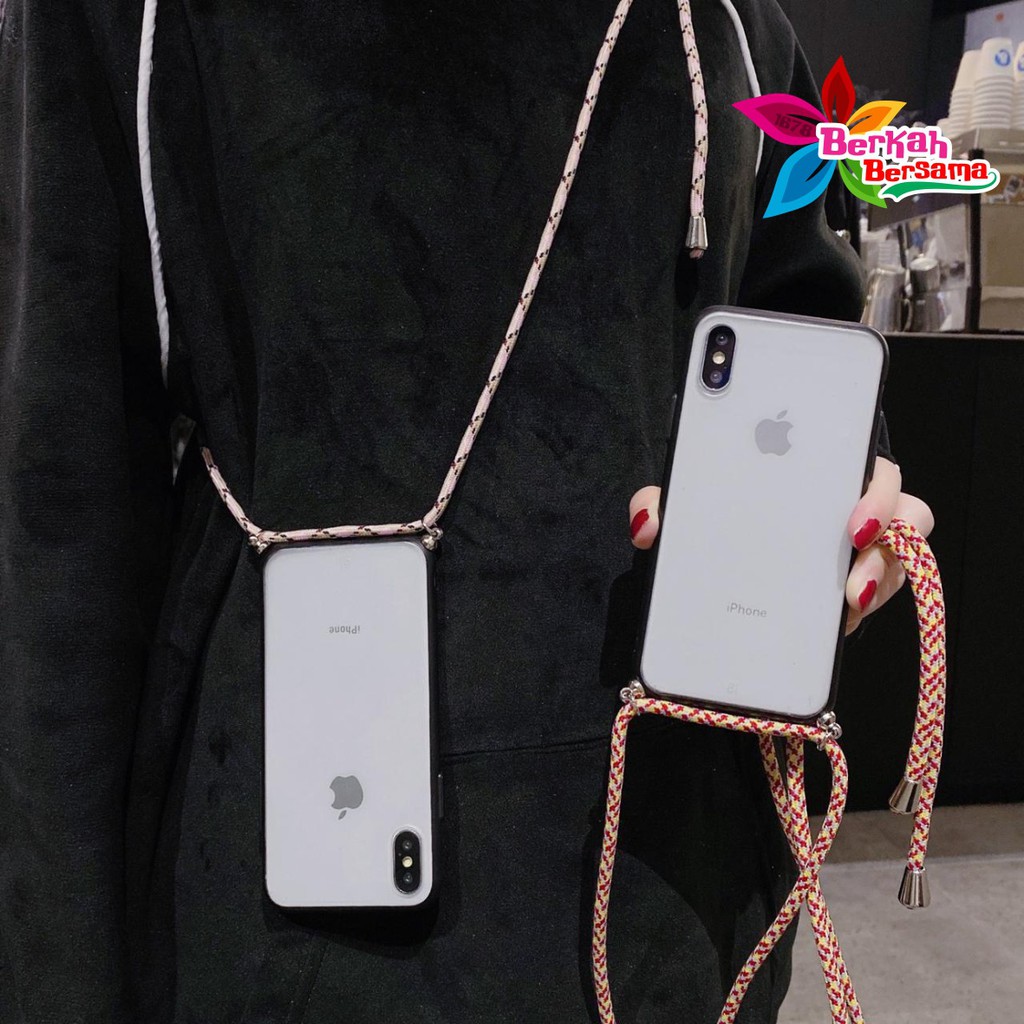 SOFTCASE SLINGCASE LANYARD FUZE REALME C1 C2 C3 C11 C12 BB3061