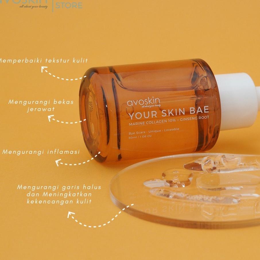 SHOPEE 9.9 AVOSKIN YSB Your Skin Bae Serum/ Toner | Niacinamide/ Salicylic/ Hyacross/ Collagen/ Alph