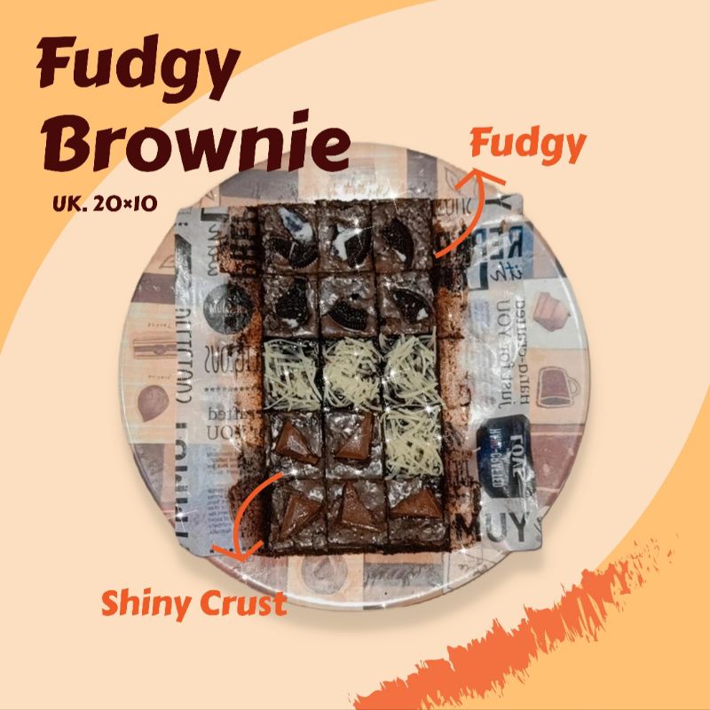 

FUDGY BROWNIE UKURAN 20X10