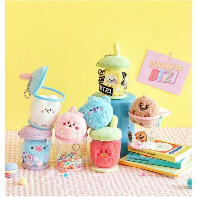 (PO KOREA🇰🇷) BT21 BABY BUBBLE TEA DROP DOLL - LIMITED EDITION