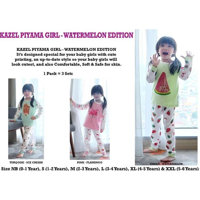 Kazel Piyama Girl Watermelon XL-XXL - XXL
