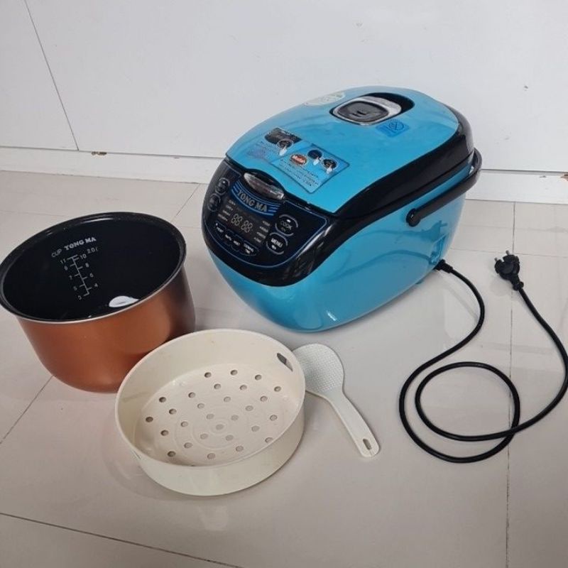 Jual Rice cooker Merk YONG MA tipe YMC116B Magic com 2L Digital Biru peranak nasi preloved