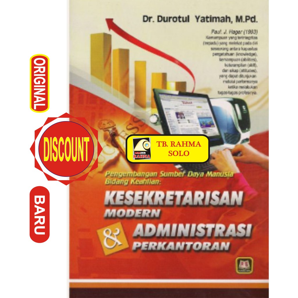 Kesekretarisan Modern Dan Administrasi Perkantoran Durotul Yatimah Pustaka Setia Buku Asli Original 