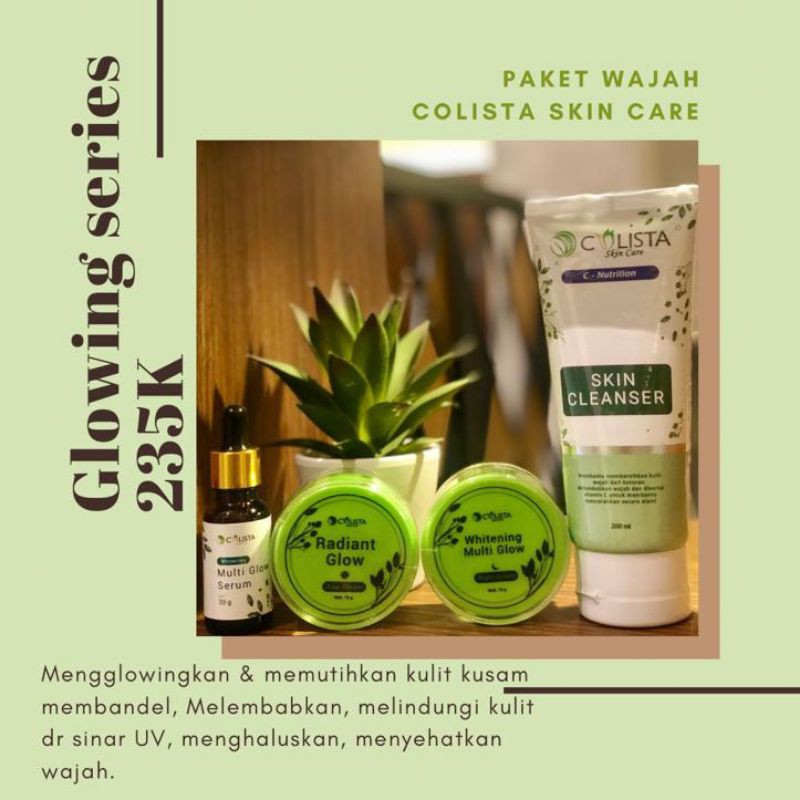 Paket Glowing Colista skincare Bpom