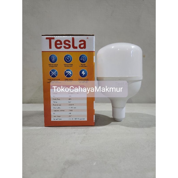 Lampu LED Bohlam Capsul 30w 30watt Tesla Cahaya Putih Hemat Energy