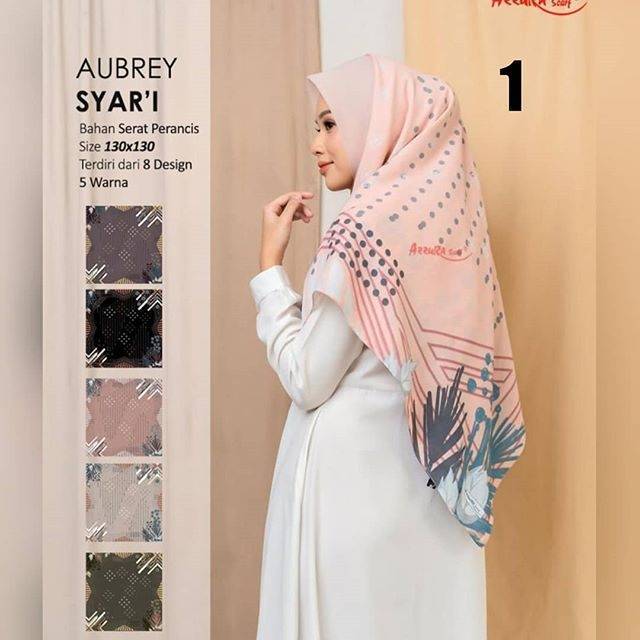 10PCS SEGIEMPAT AZZURA AUBREY SYARI HIJAB SYARI MOTIF TERMURAH AZZURA MOTIF HIJAB SYARI MURAH