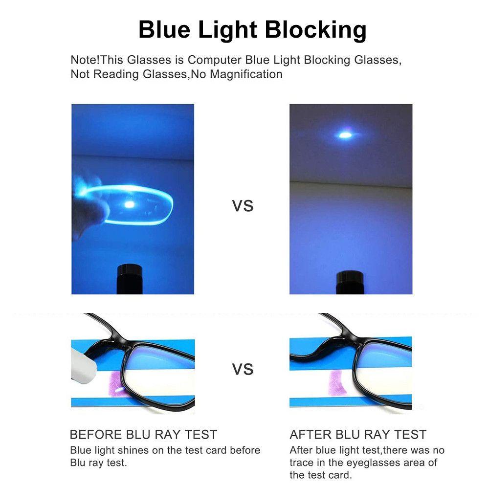 Kacamata Anti Blue Light Populer Kacamata Fleksibel Blue Light Blocking Video Gaming Glasses