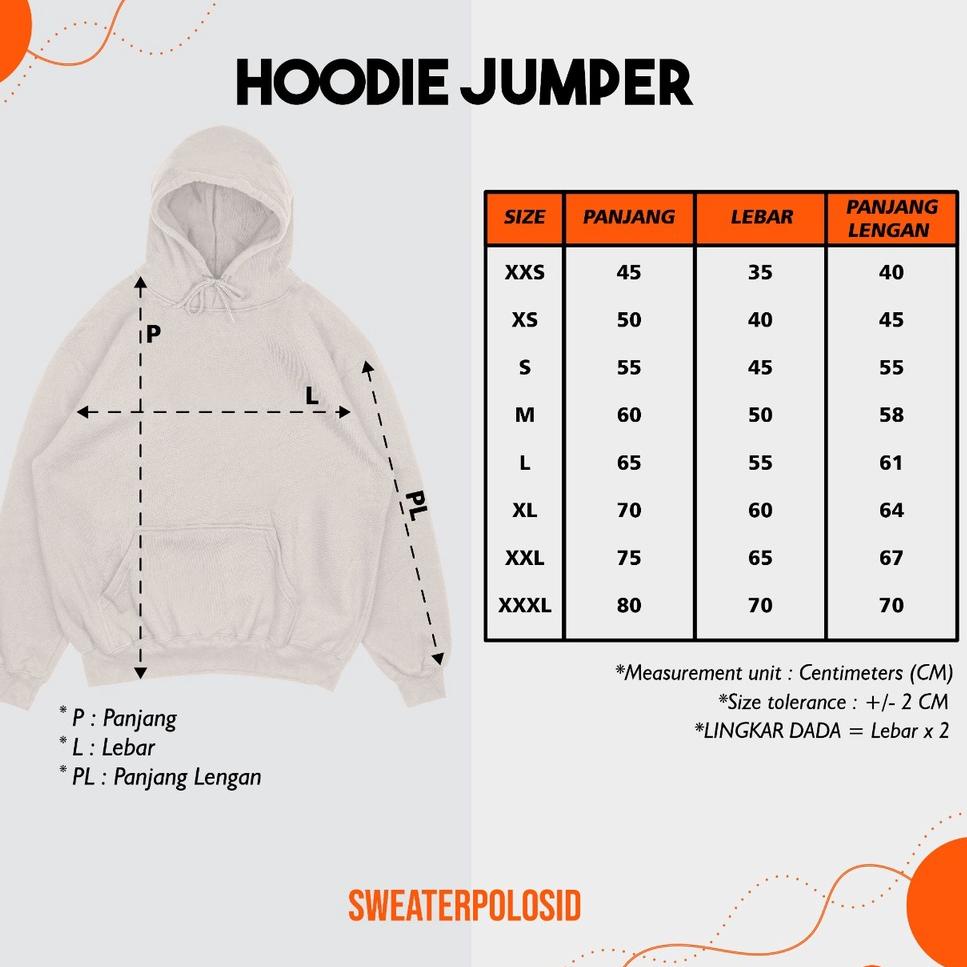 SWEATERPOLOSID Hoodie Jumper We One Feel M-XXL (Pria & Wanita) 8Z4