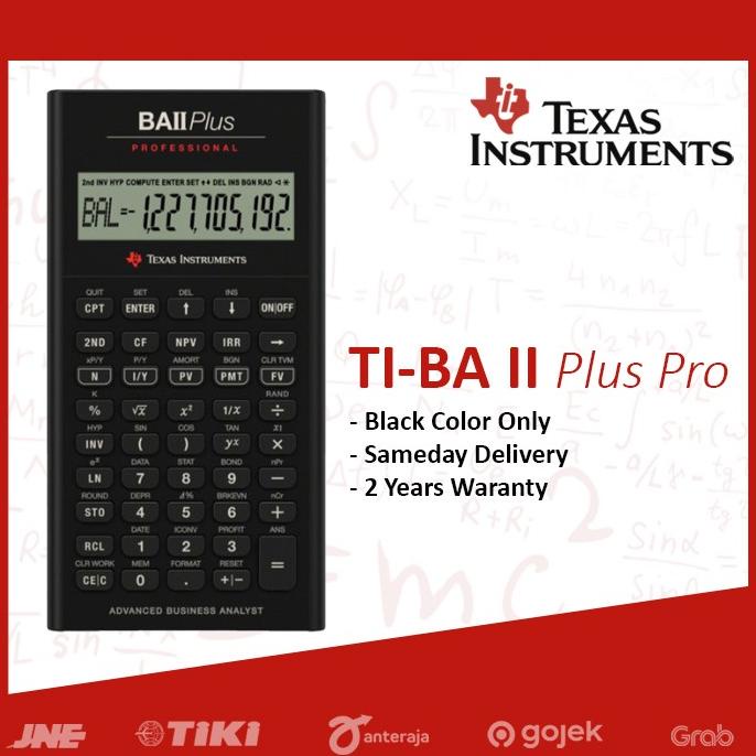 

[COD] Texas Instruments BA II Plus Professional Financial Calculator BIG SALE Kode 741