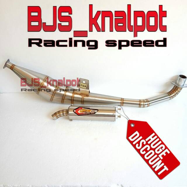 Knalpot fiz r -knalpot fizr -knalpot f1zr Full stainless creampie suara ninja