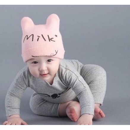 KUPLUK ANAK MILK PINK | kupluk Milk Pink