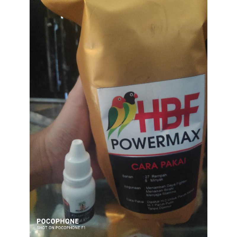 paket pakan dan vitamin lovebird fighter