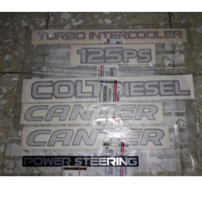 sticker/stiker coltdisel ps125 set 6 biji original 100%