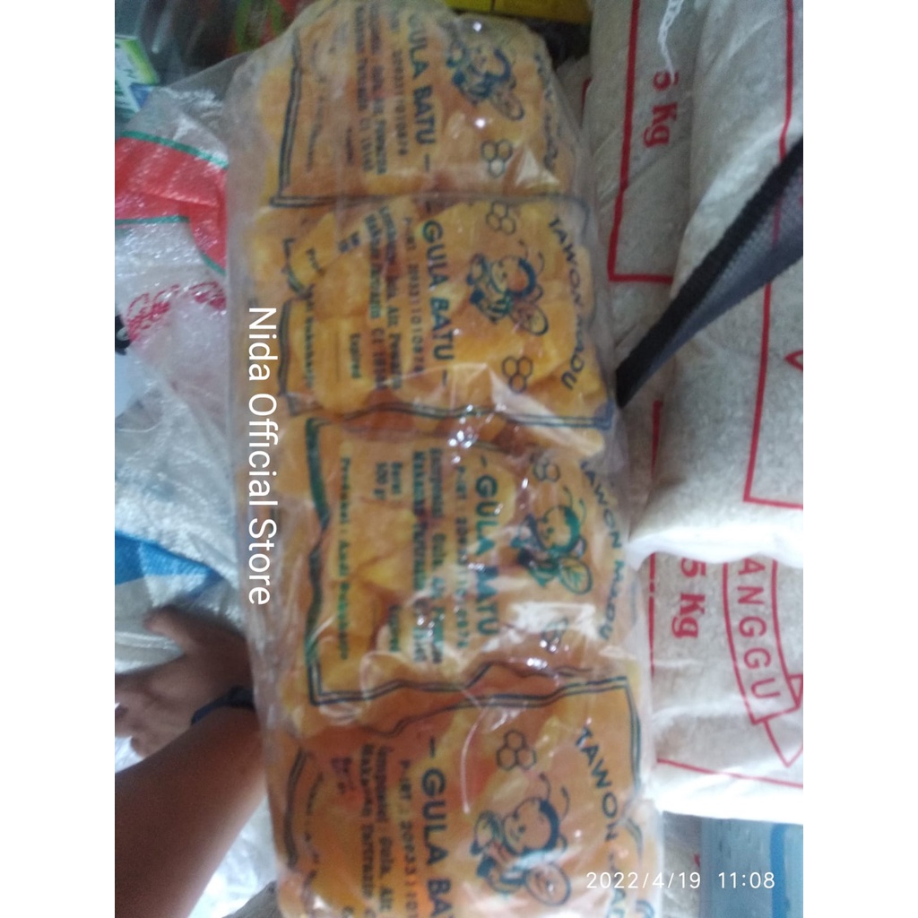 

Gula Batu Kristal Kuning Cap Tawon Madu 500 gram