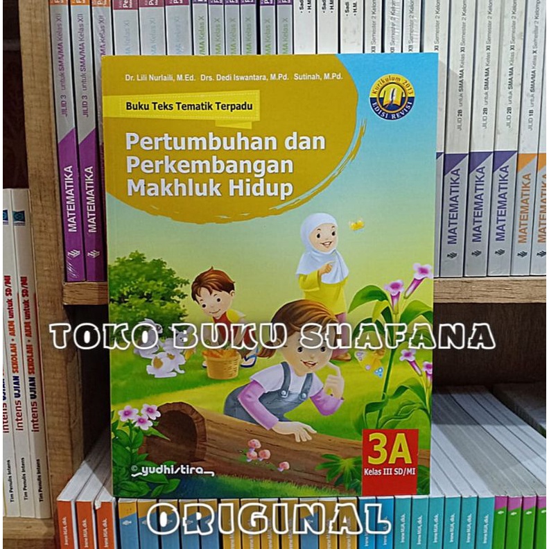 Paket 4 Buku Tematik Terpadu Yudhistira 3A 3B 3C 3D K13 Edisi Revisi Kelas 3 SD ORI