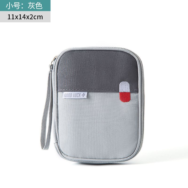 small first aid pouch bag / tas p3k kecil / dompet obat / vitamin medicine travel pouch