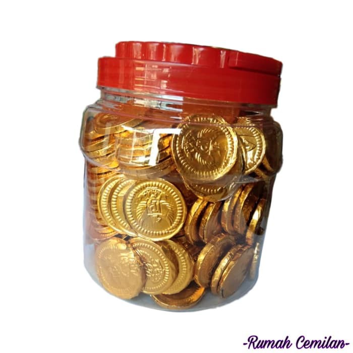 

Coklat coin dollar toples isi 200/cokelat koin