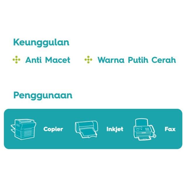 

Terpercaya Copy Paper Kertas Fotocopy 70 GSM A4 per RIM - CPB PC 70 A4 Tren terbaru